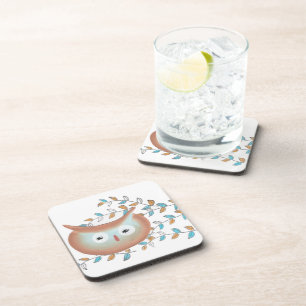 Posavasos Búho Cork Coasters