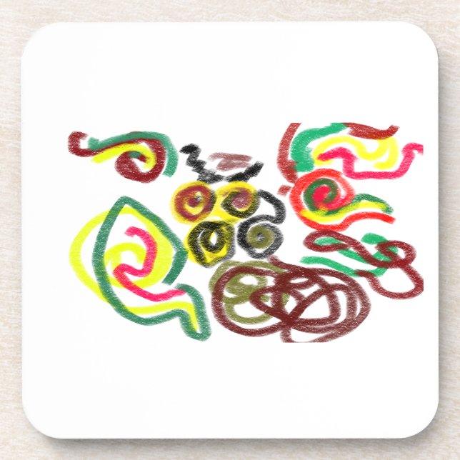 Posavasos Búho genial amarlo (Frente)