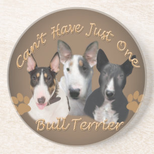 Posavasos Bull Terrier no puede tener solamente una montaña 