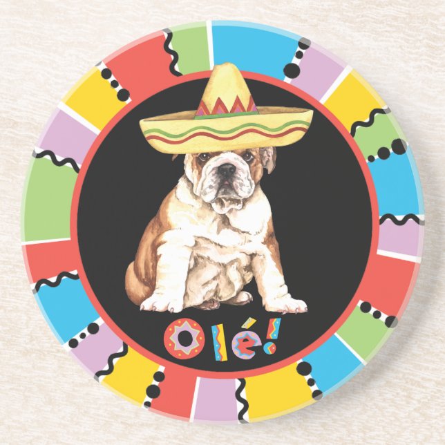 Posavasos Bulldog Fiesta (Frente)