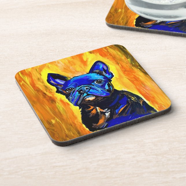 Posavasos Bulldog francés (Lado Izquierdo)