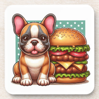 Posavasos Bulldog francés dura escoria plástica