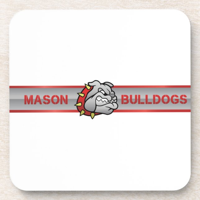 Posavasos Bulldoges Mason #4 (Frente)