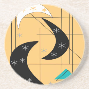 Posavasos Bumeranes modernos de los mediados de siglo