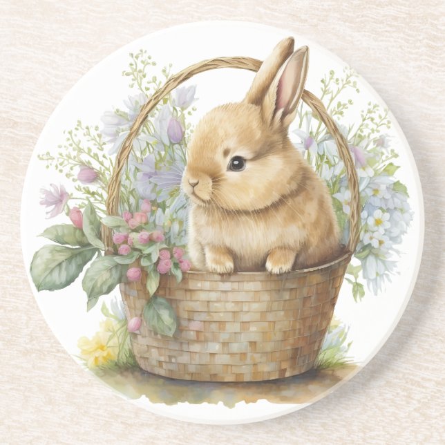 Posavasos Bunny acuarela (Frente)