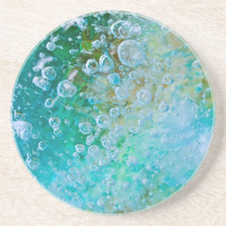 Posavasos Burbuja de la tierra - extracto del verde azul