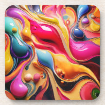 Burbujas abstractas entrelazadas