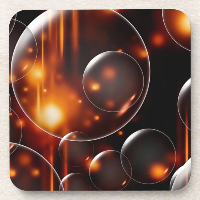 Posavasos Burbujas en los faros (Frente)