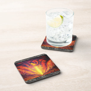 Posavasos Burning Sky