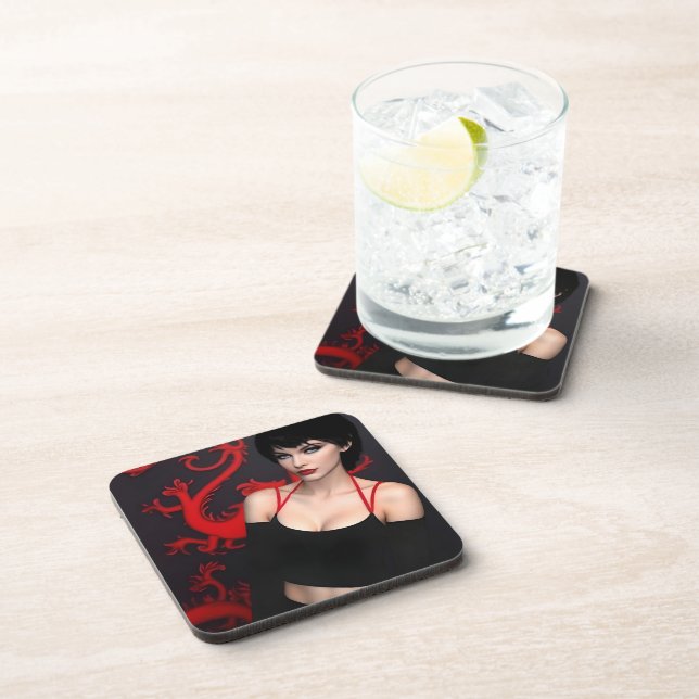 Posavasos Burnt Out Souls hard plastic coasters (Lado Derecho)