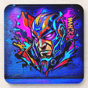 Posavasos Burst de graffiti héroe