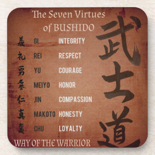 POSAVASOS BUSHIDO VIRTUES