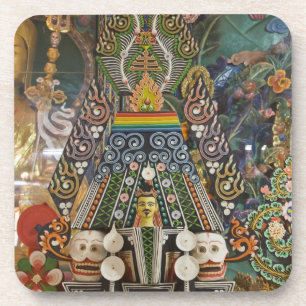 Posavasos Bután. Pasteles ceremoniales hechos por monjes ad