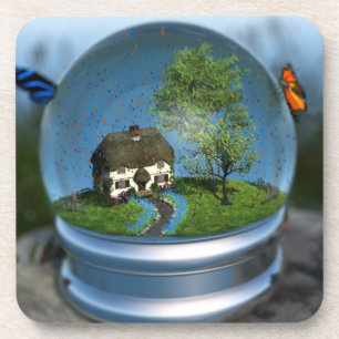 Posavasos Butfly Globe Cork Coaster
