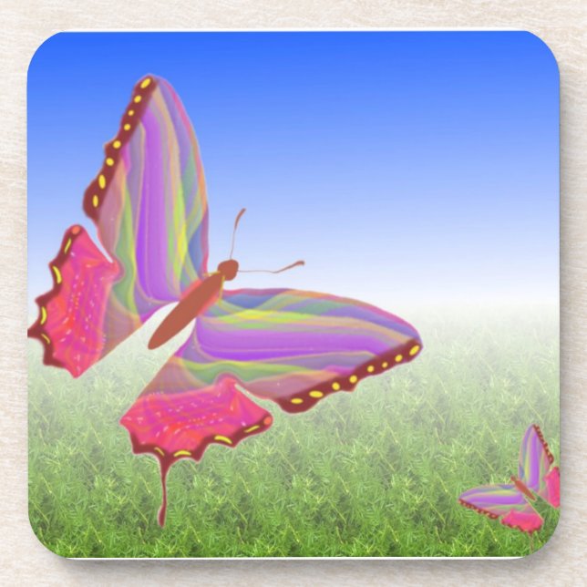 Posavasos Butterflies Abstract Coaster (Frente)