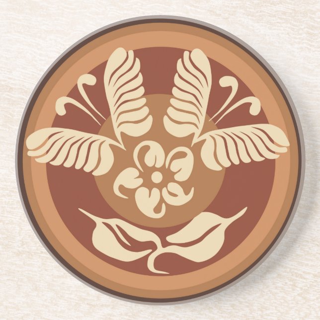 Posavasos Butterfly Latte Art Coaster (Frente)