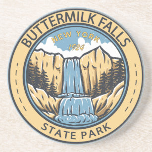 Posavasos Buttermilk Falls State Park New York Badge