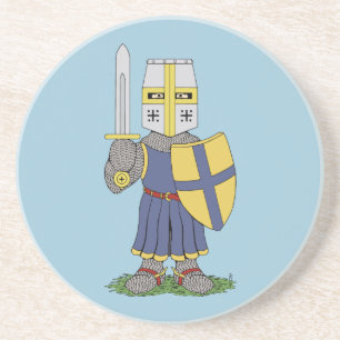 Posavasos Caballero medieval curado