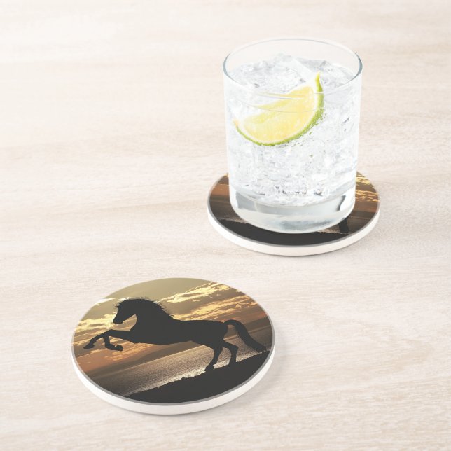 Posavasos caballo (Lado)