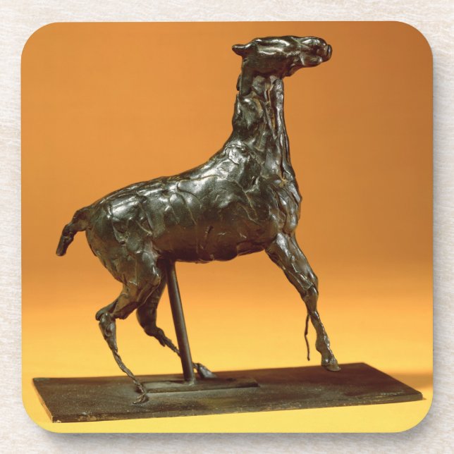 Posavasos Caballo Caracoling (bronce) (Frente)