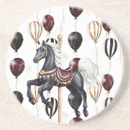 Posavasos Caballo de Carusel Globos de Circo