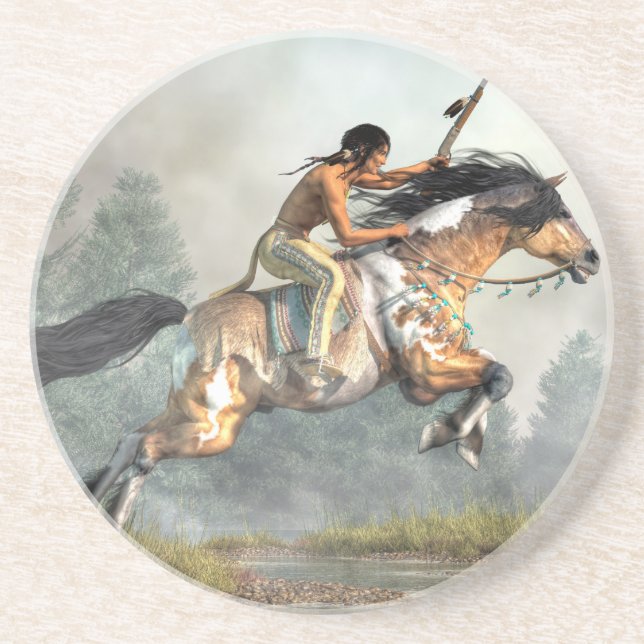 Posavasos Caballo de salto (Frente)