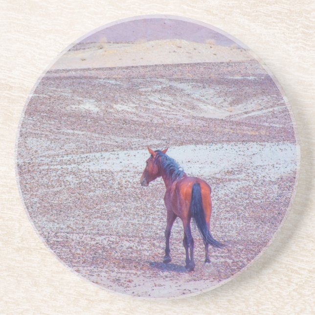 Posavasos Caballo desierto P8640 (Frente)