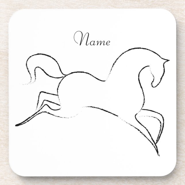 Posavasos Caballo salvaje Thunder_Cove (Frente)