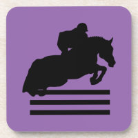 Caballo y silueta negra de caracter