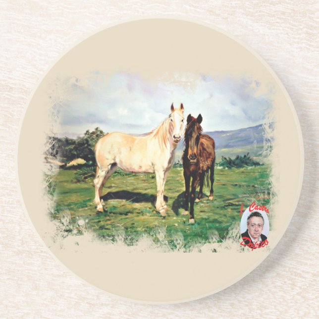 Posavasos Caballos/Cabalos/Caballos (Frente)