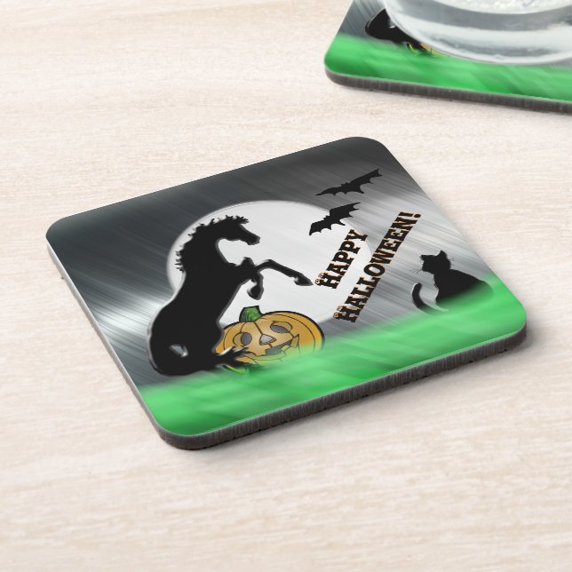 Posavasos Caballos de Corazón V Halloween (Lado Izquierdo)