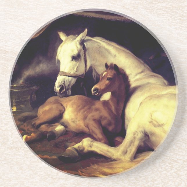 Posavasos Caballos Landseer (Frente)
