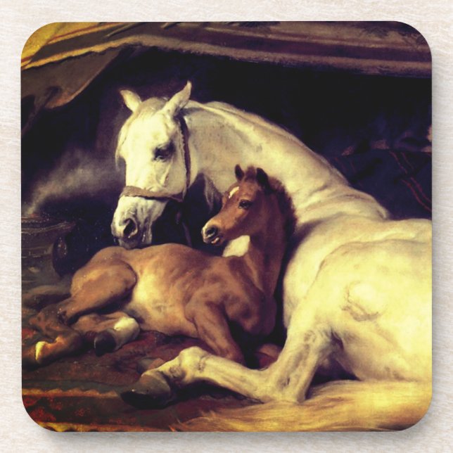 Posavasos Caballos Landseer (Frente)