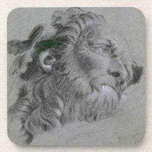 Posavasos Cabeza de Río-Dios, c.1751 (heightene negro de la