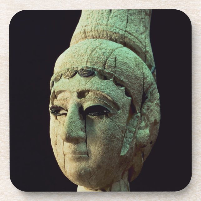 Posavasos Cabeza de un príncipe o de una princesa de Ugarit (Frente)