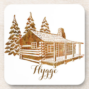 Posavasos Cabina de registro acogedora - Hygge o tu propio t