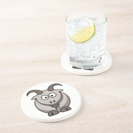 Posavasos Cabra divertida de granja linda
