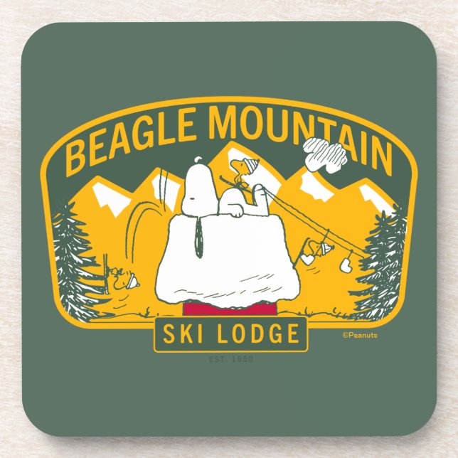 Posavasos Cacahuetes | Beagle Mountain Ski Lodge (Frente)