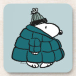 Posavasos Cacahuetes | Chaqueta Snoopy Winter Puffy<br><div class="desc">Echa un vistazo a este divertido diseño de maní con Snoopy.</div>