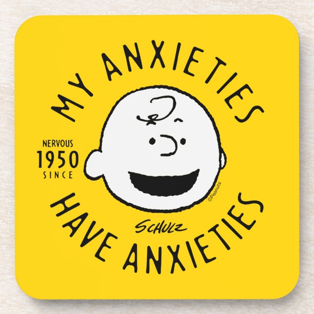 Posavasos Cacahuetes | Charlie Brown Nervous desde 1950 (Frente)