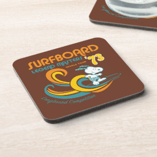 Posavasos Cacahuetes   Concurso Snoopy Surfboard Longboard