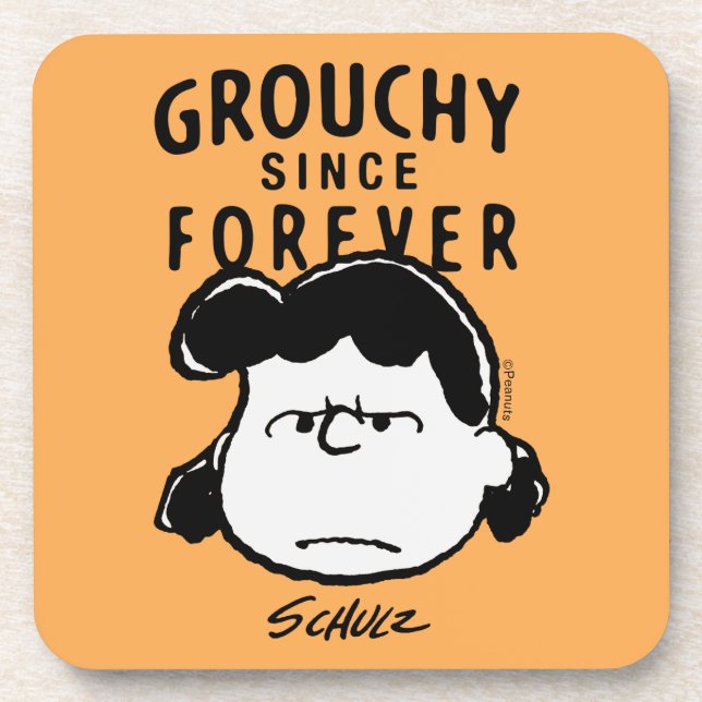 Posavasos Cacahuetes | Grouchy Since Forever Lucy (Frente)