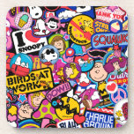 Posavasos Cacahuetes | Patrón de parches de mixtape<br><div class="desc">Echa un vistazo a este divertido diseño de The Peanuts Gang en parches bonitos.</div>