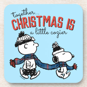 Posavasos Cacahuetes   Snoopy & Charlie Brown Winter Scarf