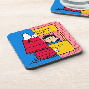 Posavasos Cacahuetes   Snoopy & Lucy Half & Half