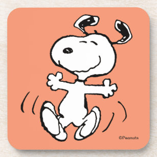 Posavasos Cacahuetes   Un baile feliz Snoopy