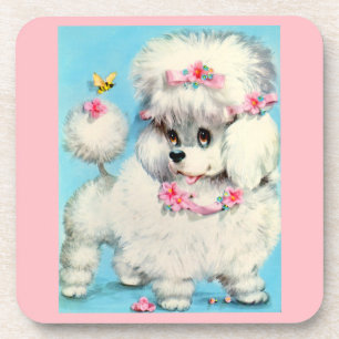 Posavasos cachorro de abeja y de perro