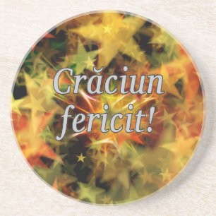 Posavasos ¡Căciun fericit! Feliz Navidad en Rumania