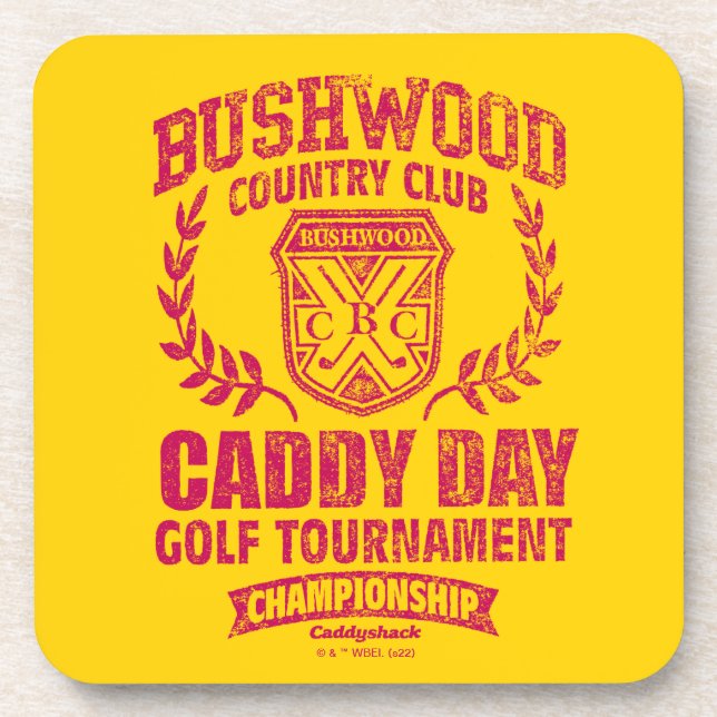 Posavasos Caddyshack | Bushwood Country Club Caddy Day Golf (Frente)