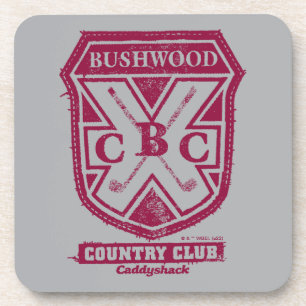 Posavasos Caddyshack   Escudo del club de campo Bushwood